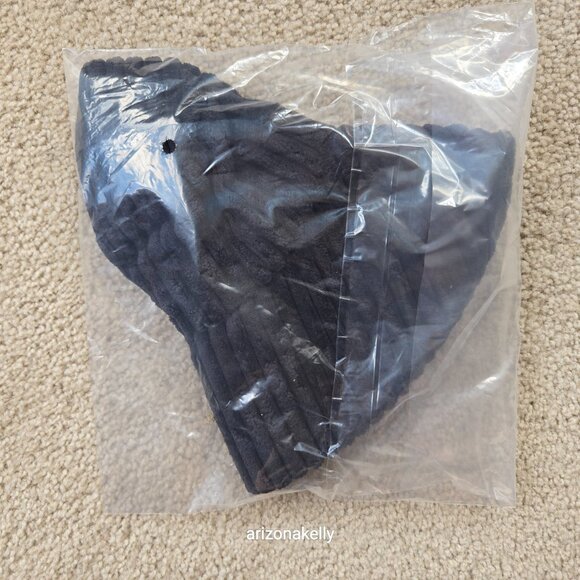 NWT Wyeth/Anthro Jessie Corduroy Bucket Hat Black - Picture 2 of 3